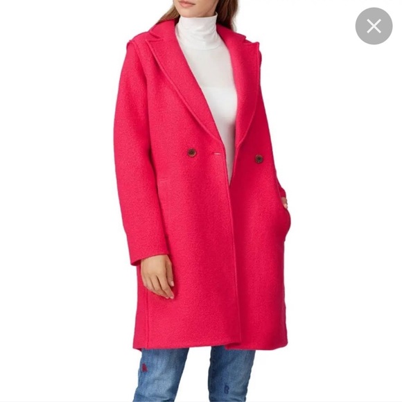 J Crew Daphne Top Coat Italian Boiled Wool